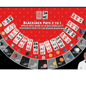 Virtual Blackjack Table